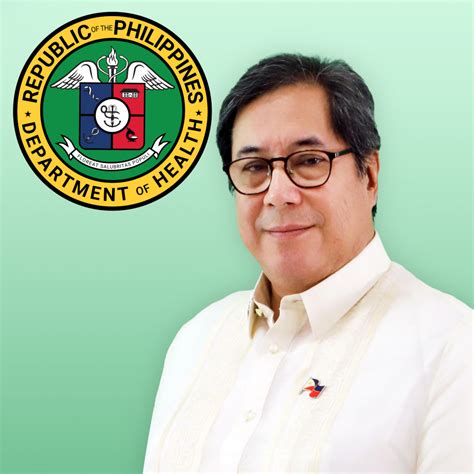 Dr. Teodoro Herbosa, Secretary of the Department of Health.